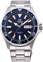 Orient Kamasu/Mako III Reloj de buceo para hombre automático con cuerda manual, deportivo, en acero o silicona, con corona atornillada y cristal de zafiro