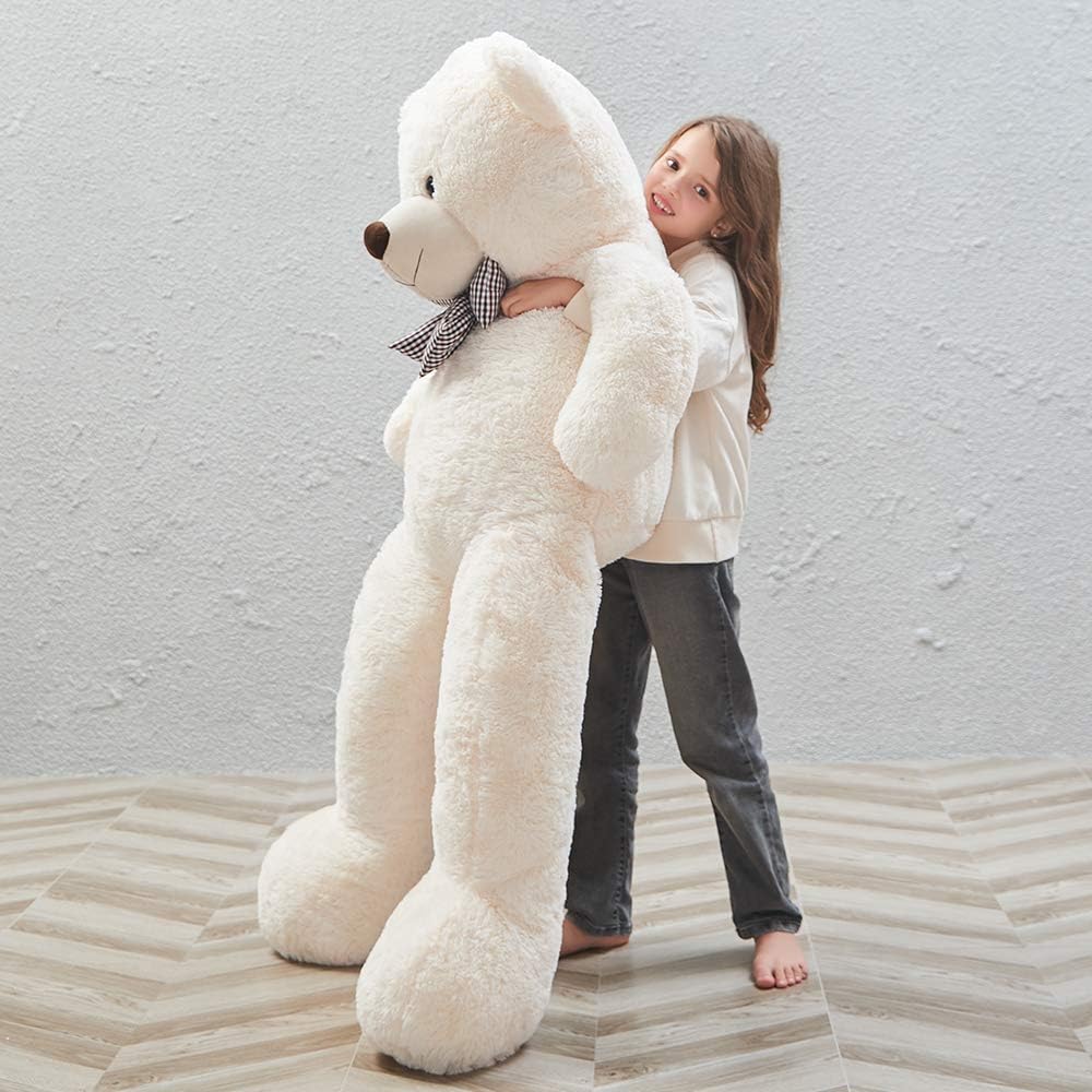 MaoGoLan Oso de Peluche Gigante Jumbo de Tamaño Real de 55 Pulgadas, Animales de Peluche Grandes Chucky, Regalo de Oso Grande para Niñas, Adolescentes, Niños, Niñas, Novia, Novio, Esposa, GF