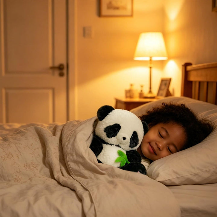 Haivivi Peluche de panda de peluche, peluche ultrasuave con cuerpo...