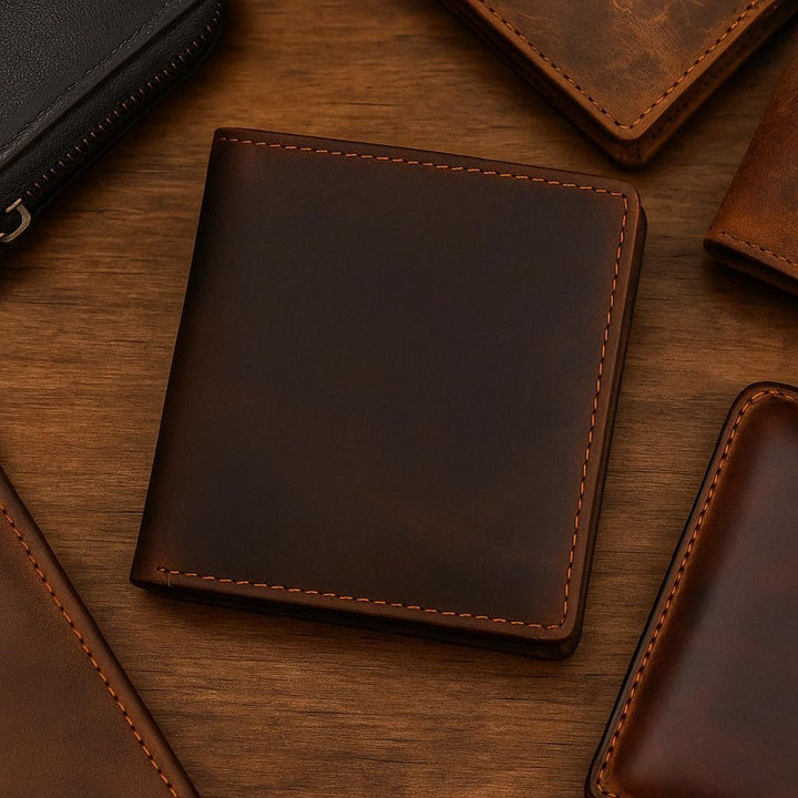 Swiss Marshall Cartera europea de piel de cordero con bloqueo RFID...
