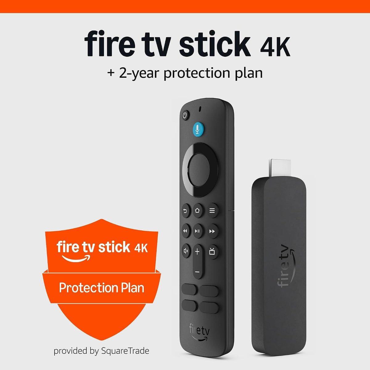 Amazon Fire TV Stick 4K Plus con plan de protección de 2 años