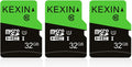 KEXIN - Paquete de 5 tarjetas Micro SD de 8 GB con adaptador SD, 8GB
