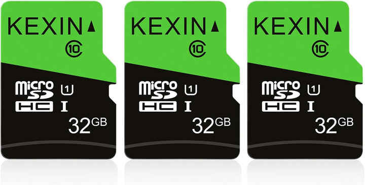 KEXIN Paquete de 3 tarjetas de memoria micro SD de 32 GB MicroSDHC...
