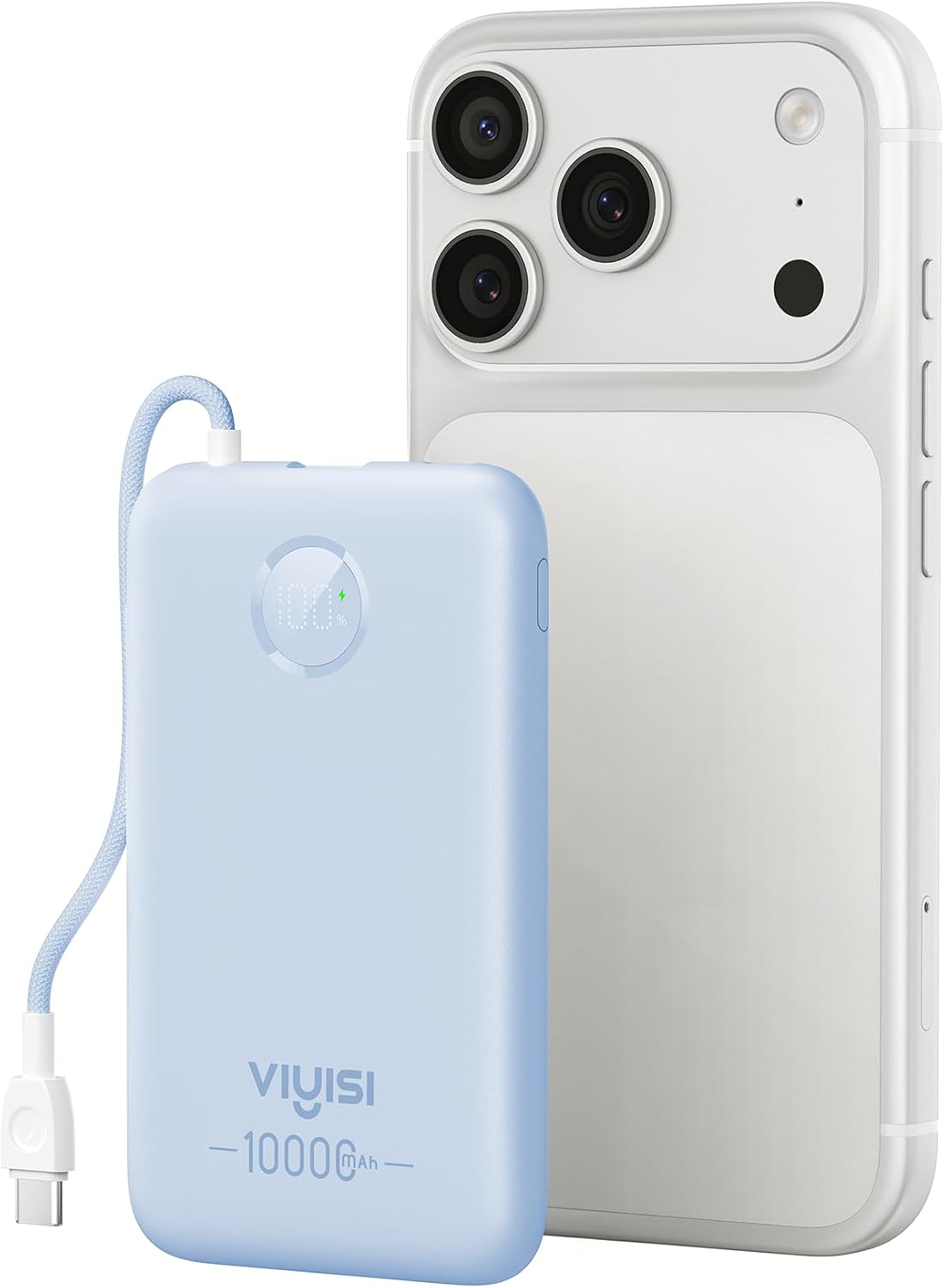 VIYISI Cargador portátil ultra delgado de 10000 mah, 20 W PD pequeñ...