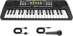 Juguetes Piano Teclado - 37 teclas Pianos Juguete musical con micrófono para niño y niña