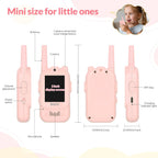 Mafiti Toys Walkie Talkies de Video para Niños 2 Paquetes Recargables de Larga Alcance