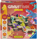 Ravensburger GraviTrax Junior Starter Set L Dino 24586 - Carrera de mármol extensible para niños, hecha de materiales respetuosos con el medio ambiente con mundos temáticos, juguete educativo y de