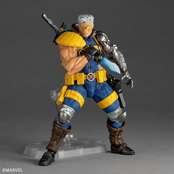 Kaiyodo Revoltech Amazing Yamaguchi X-Men Cable versión 1.5, altura...