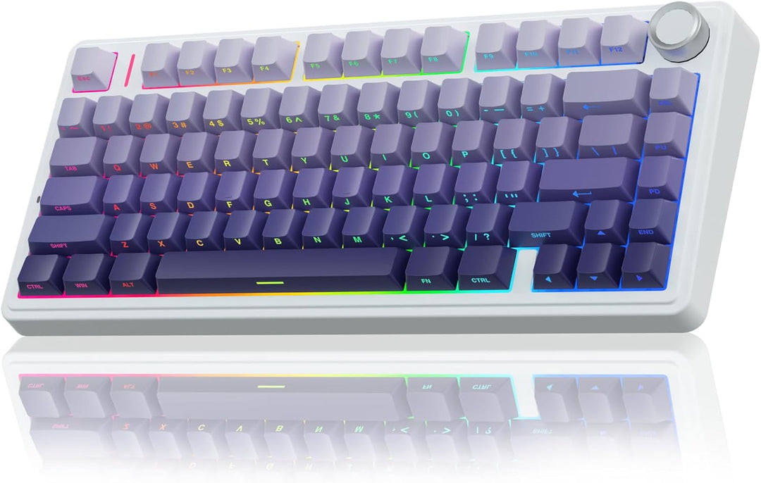 AULA Teclado mecánico inalámbrico F75 Pro, 75% teclado personalizad...
