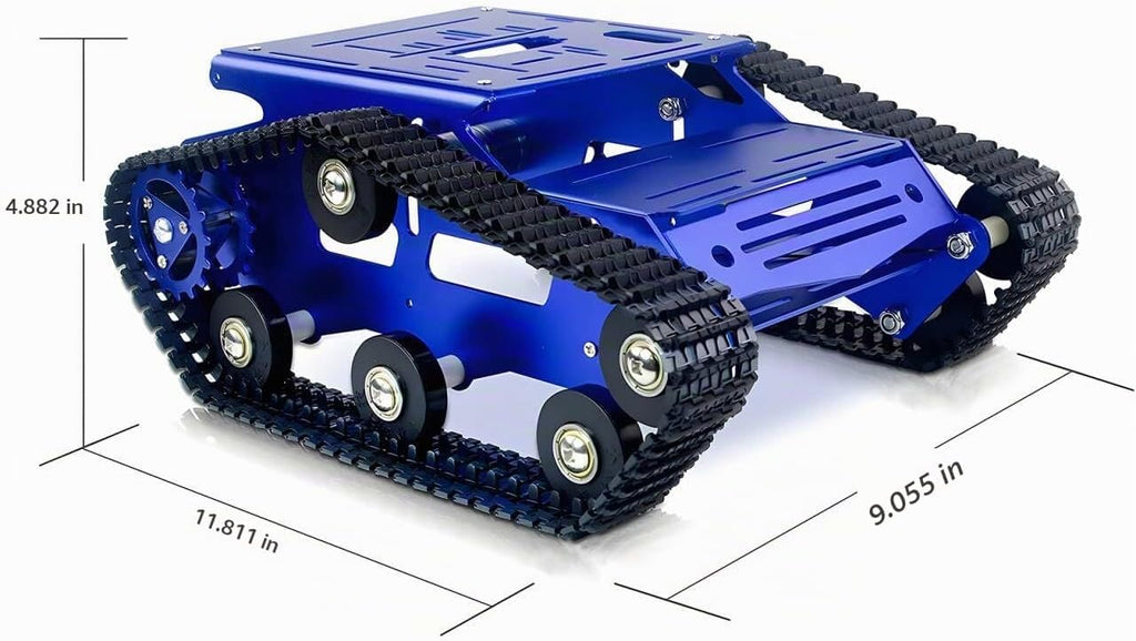 Kit de Chasis de Robot Tanque con Orugas Motor 12V para Arduino Raspberry Pi