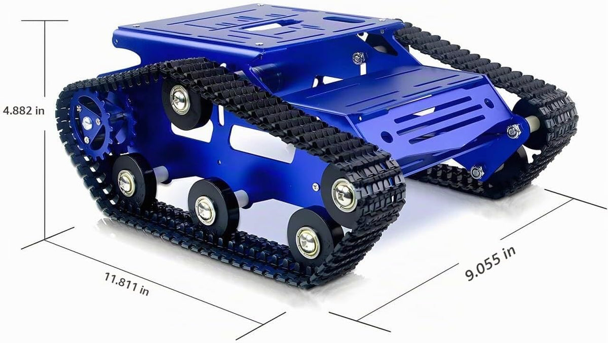 Kit de Chasis de Robot Tanque con Orugas Motor 12V para Arduino Raspberry Pi