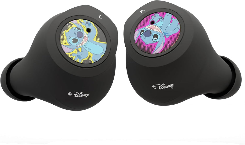 Auriculares Bluetooth Disney Lilo y Stitch con estuche de carga - Auriculares inalámbricos con micrófono incorporado + Hasta 30 horas de tiempo de reproducción - Regalos de Lilo y Stitch para niñas