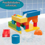 BathBlocks Carrera de Bolas y Cascada Edades 3 - 9 años