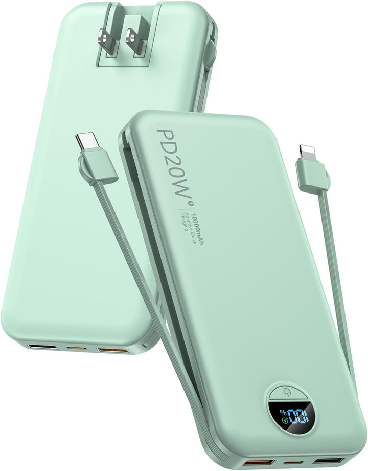 Banco de energía portátil, cargador de teléfono PD20W de 10000 mAh...