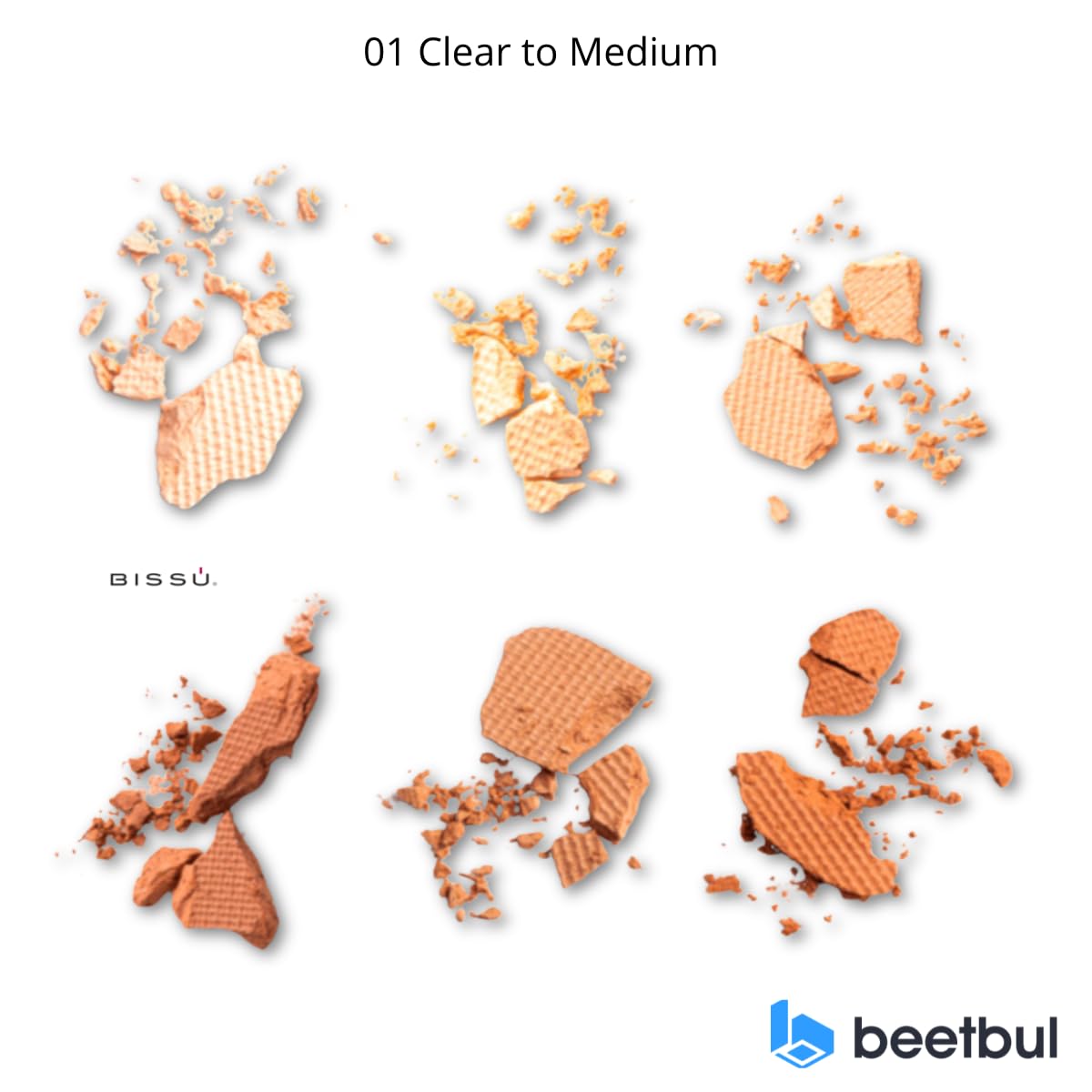Kit de maquillaje Bissú Contour Palette + Velvet Puff + 2 dedos + e...