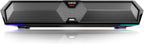 Edifier Barra de sonido de computadora MG300: altavoces fuertes con graves profundos - Interruptor RGB Micrófono incorporado para altavoces de juegos Bluetooth inalámbrico 5.3 y adaptador USB Barra de