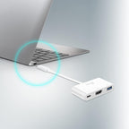 j5create USB tipo C a 4K HDMI y USB-A 3.0 con PD 100W