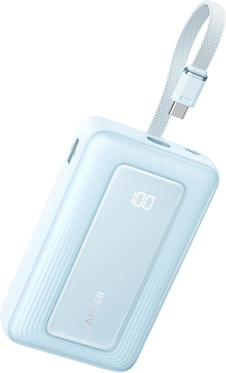 Anker Zolo Power Bank, cargador portátil rápido de 20,000 mAh 45 W...