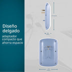Lámpara Philips - Protector de sobretensiones extensor de 6 tomas, paquete de 4