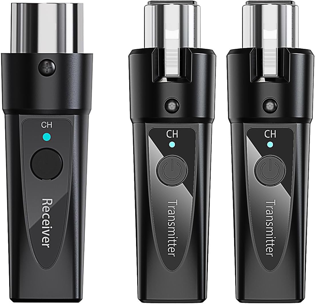 LANLison Sistema de micrófono inalámbrico XLR