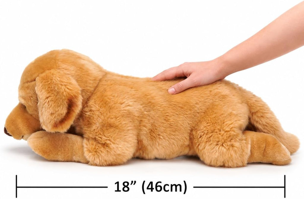 Peluche de Golden Retriever de 18 pulgadas, animal de peluche