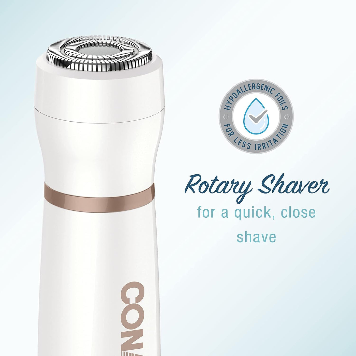 Conair Depilación facial todo en 1 para mujeres, recortadora eléctr...