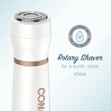 Conair Depilación facial todo en 1 para mujeres, recortadora eléctr...
