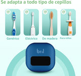 Bril UV-C Desinfectante y Soporte para Cepillo de Dientes, Limpiado...