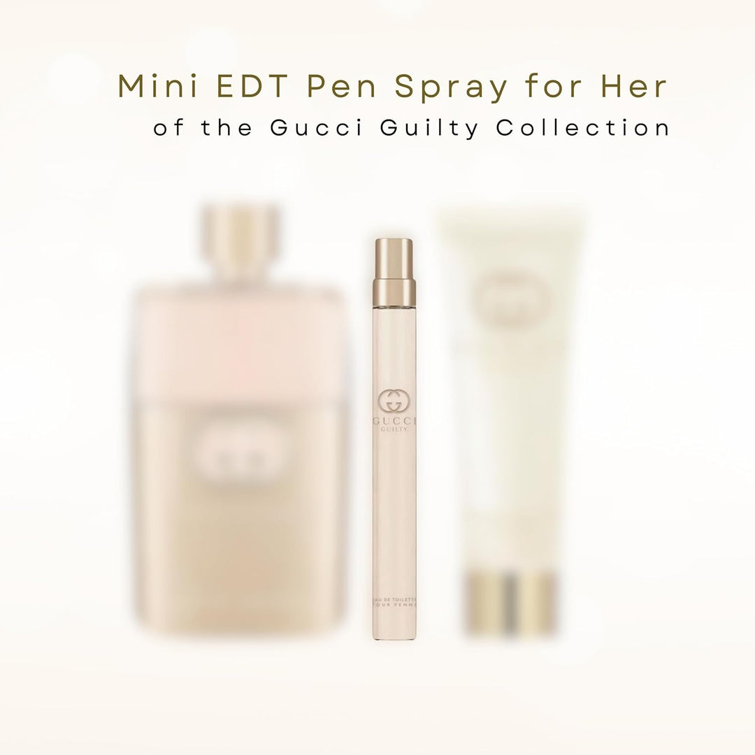 Gucci Guilty Perfume para Mujeres Spray de Viaje Pour Femme EDT 0.3...