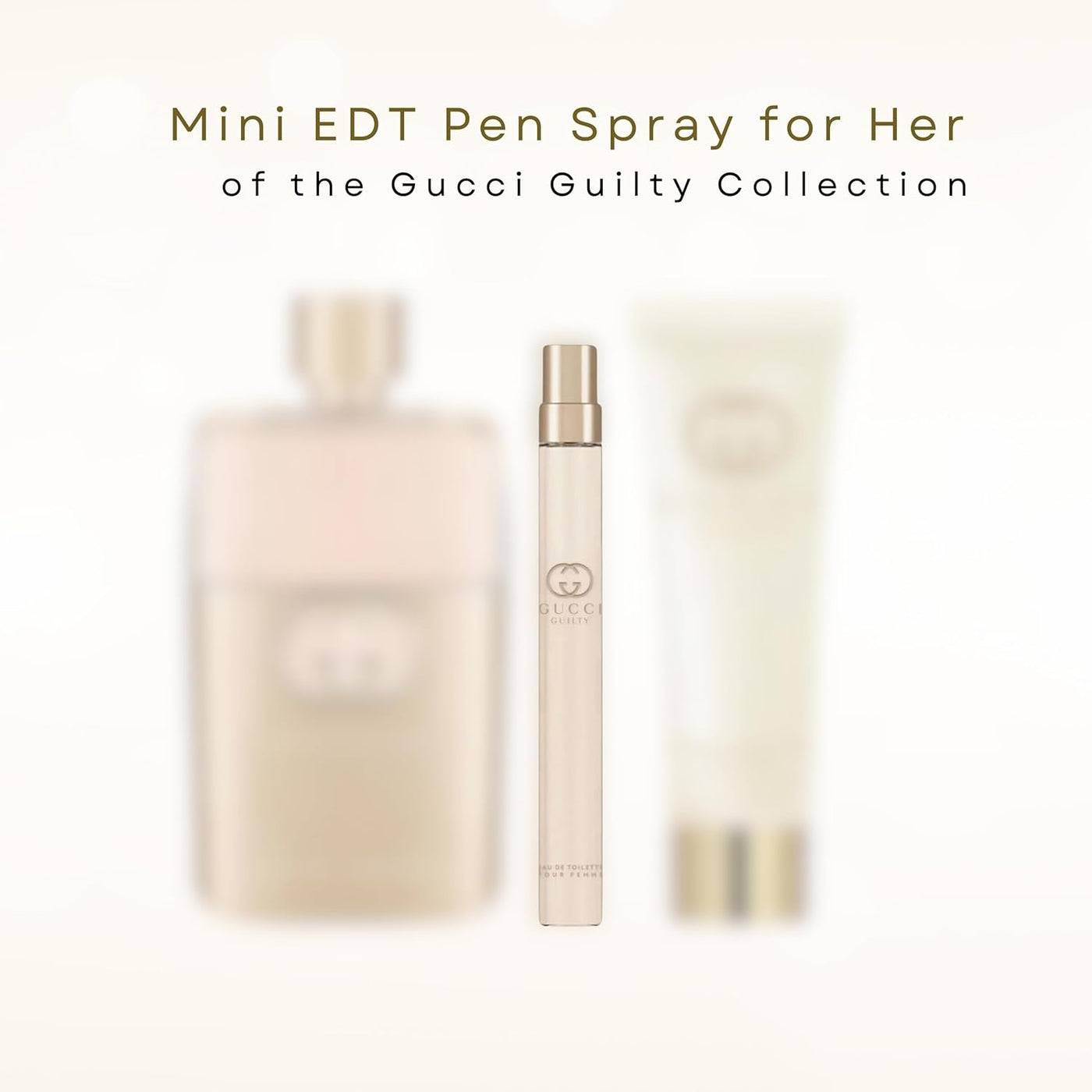 Gucci Guilty Perfume para Mujeres Spray de Viaje Pour Femme EDT 0.3...