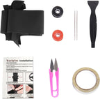 Funda de Volante Cosida a Mano, Compatible con Toyota RAV4 SUV 2019-2024 / Avalon 2019-2022 / Camry 2018-2024 / Corolla 2020-2025, Funda de Volante de Microfibra de Cuero con Envoltura