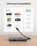Anker, A83830A1, hub USB 4 de 3 puertos