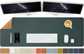Tapete grande de corcho para escritorio, 47.2 x 17 pulgadas, para oficina y hogar, ideal para alfombrilla de mouse grande y alfombrilla de escritorio en la parte superior de escritorios (verde oscuro)