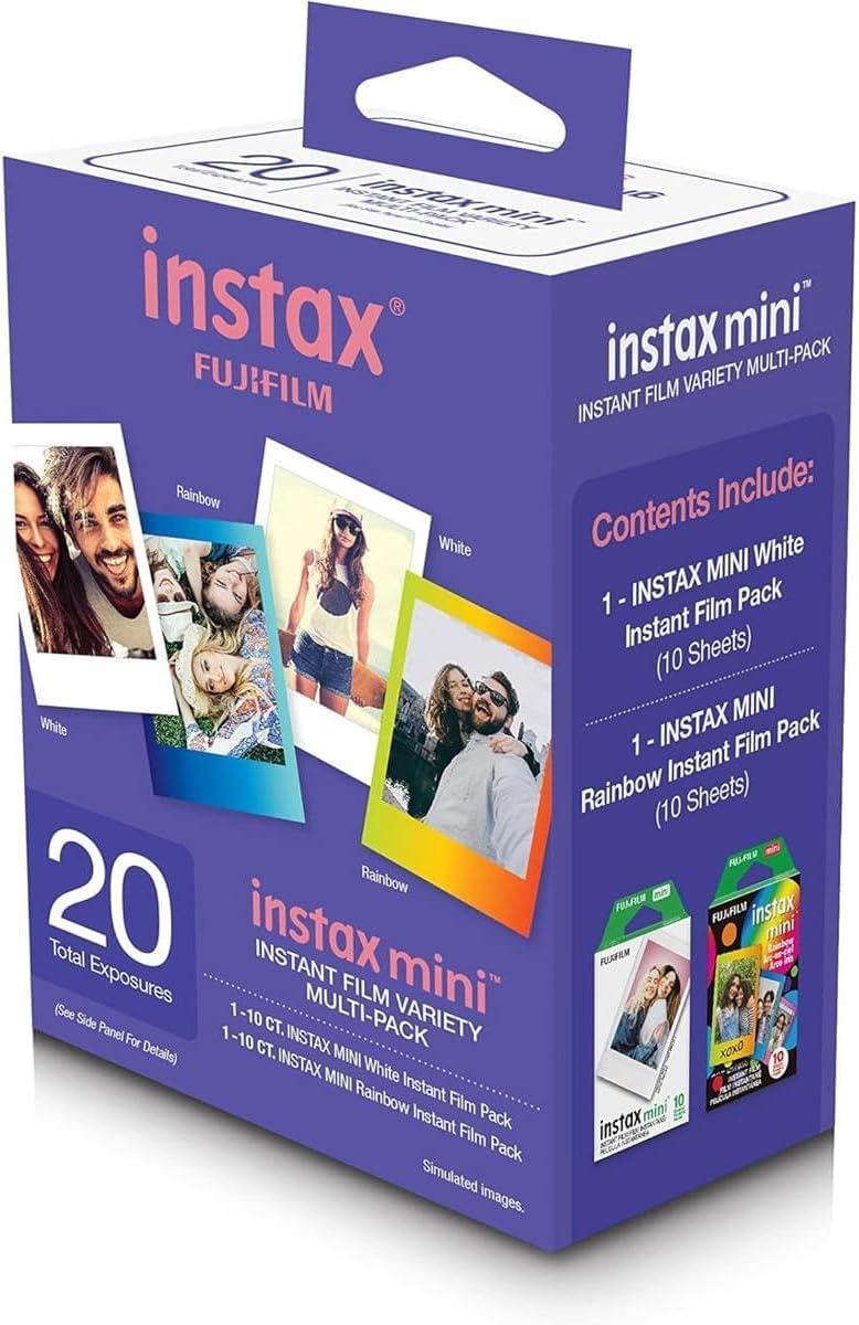 Fujifilm Instax - Mini-paquete de película instantánea