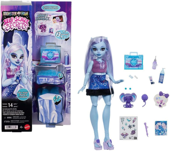 Monster High Self-Scare Secrets Abbey Bominable - Juego de