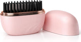 Mini alisador de pelo, cepillo Glam inalámbrico portátil, control d...