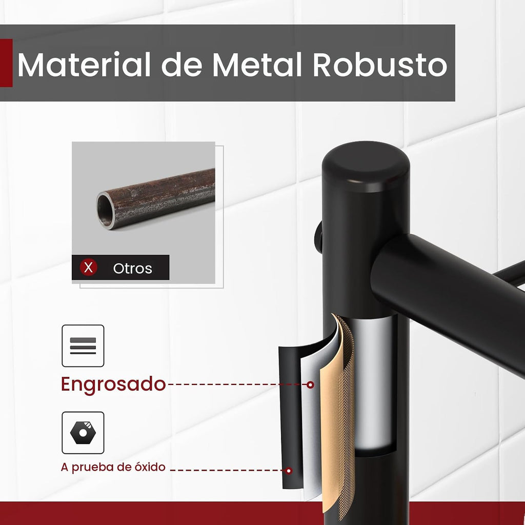 2-Pack de Estanterías de Acero para Garaje de 5 Niveles, 33.5"x12.6"x72", negro