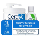 CeraVe Crema Hidratante y Limpiador Facial Hidratante Set de Cuidad...