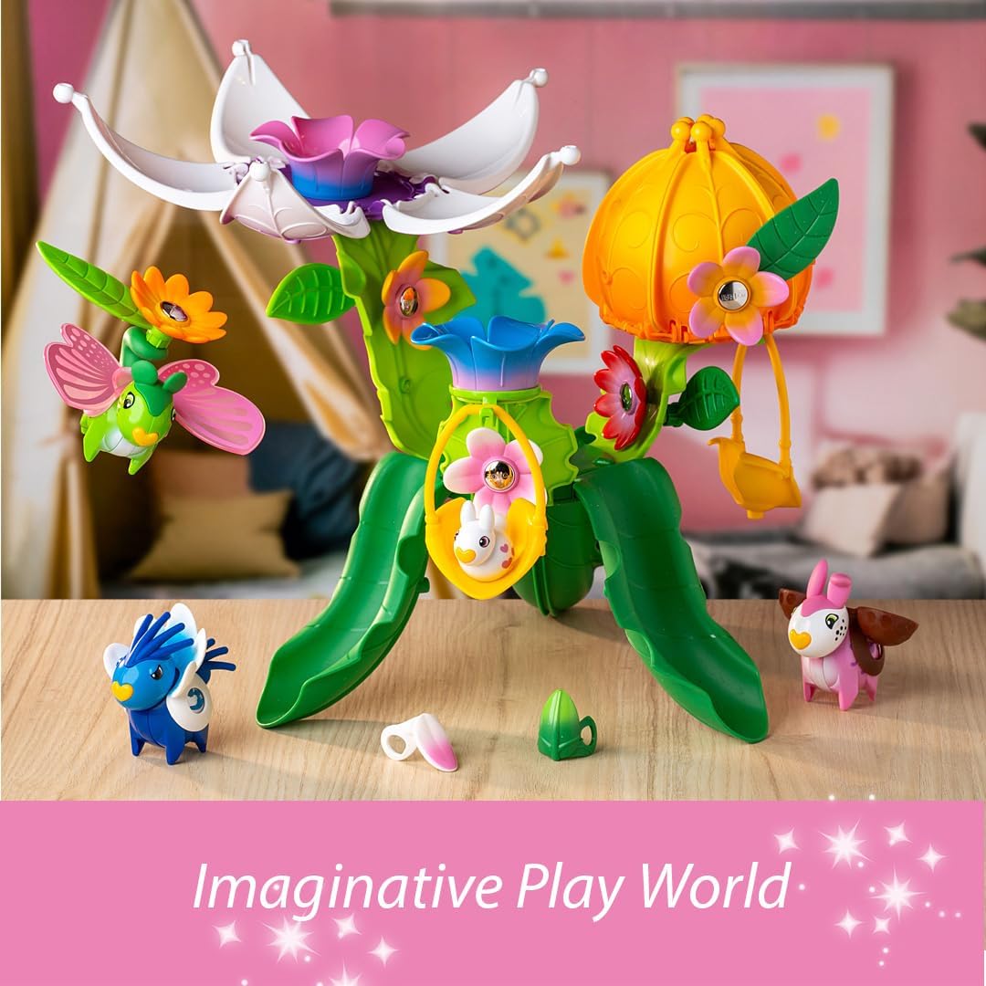 BRIO Flora Flower Village - Juego interactivo de construcción y decoración de 25 piezas para un juego imaginativo abierto, a partir de 3 años