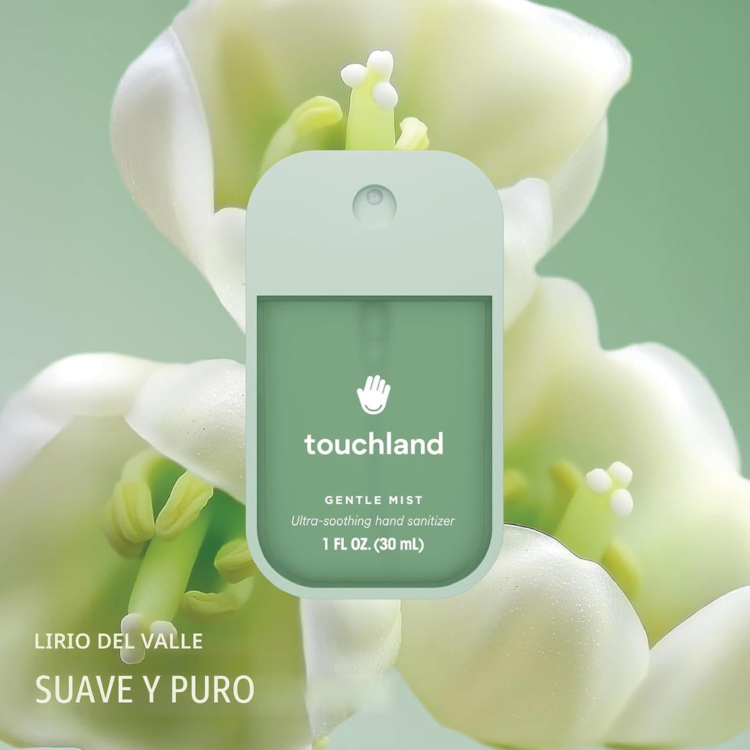 Touchland Bruma brillante + niebla suave + estuche de niebla blanca...