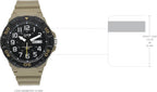 Casio MRW200H Series | Reloj analógico para hombre | Diseño deportivo | Resistencia al agua 100 metros | Indicador de fecha | Bisel rotatorio | Cronometraje regular (HR, Min, SEC, PM, Date, Day) | Batería 3 años