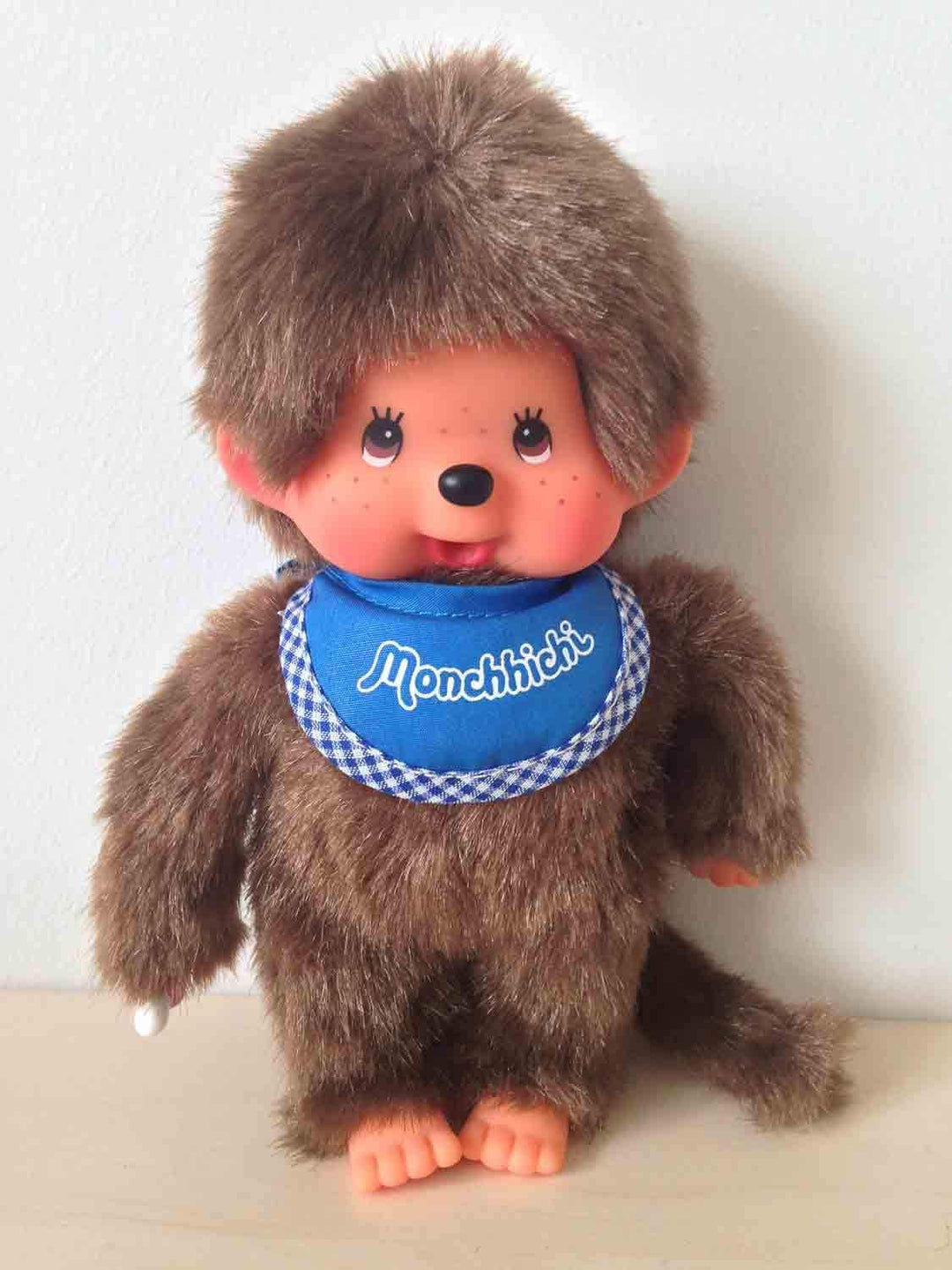 Monchhichi \u2013 Figura Clásica de 20 cm, Niño (Azul)