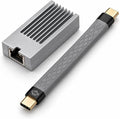 Adaptador USB C a Ethernet de 10 Gb, bajo calor y silencioso, widspii
