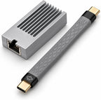 Adaptador USB C a Ethernet de 10 Gb, bajo calor y silencioso, widspii