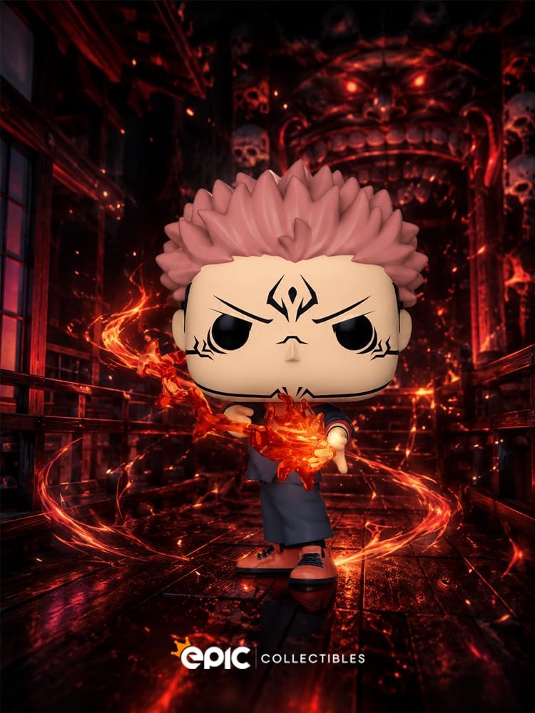 Epic Collectibles Pop Anime: Jujutsu Kaisen - Ryomen Sukuna Flecha de Fuego