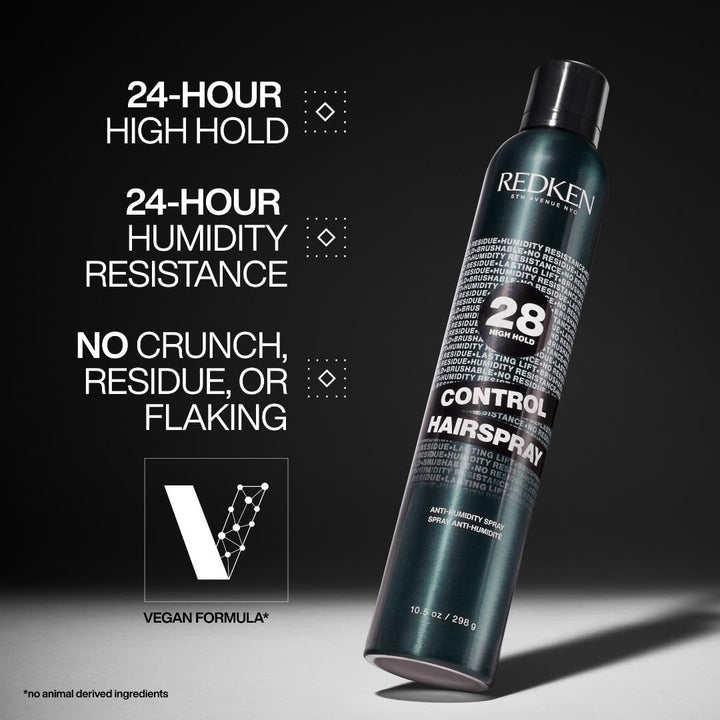 Redken Control Hair Spray 28 - Memoria de estilo de larga duración...