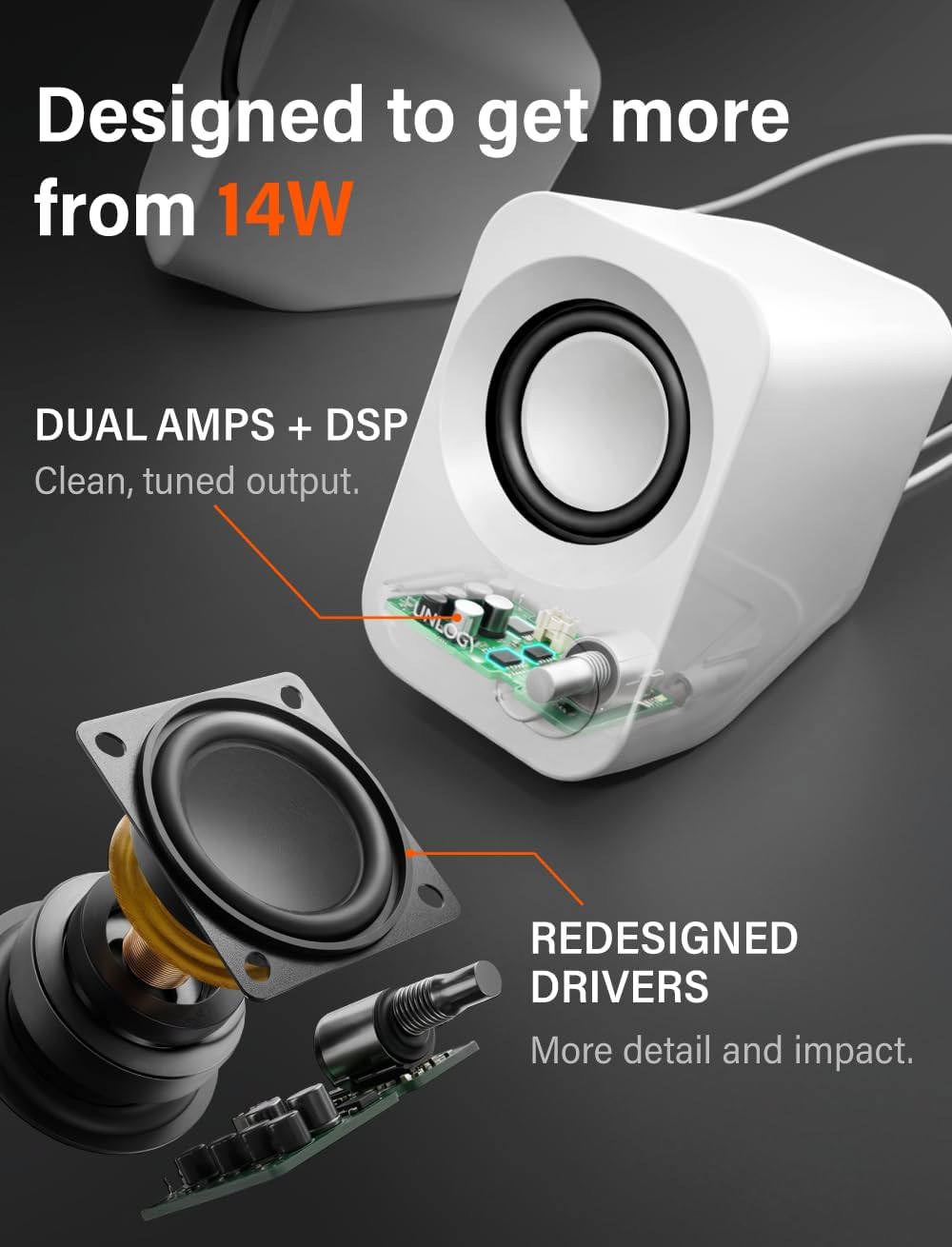FUNLOGY Altavoz Plus (blanco)