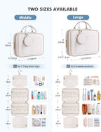 Prite Neceser expandible impermeable colgante organizador de maquillaje de