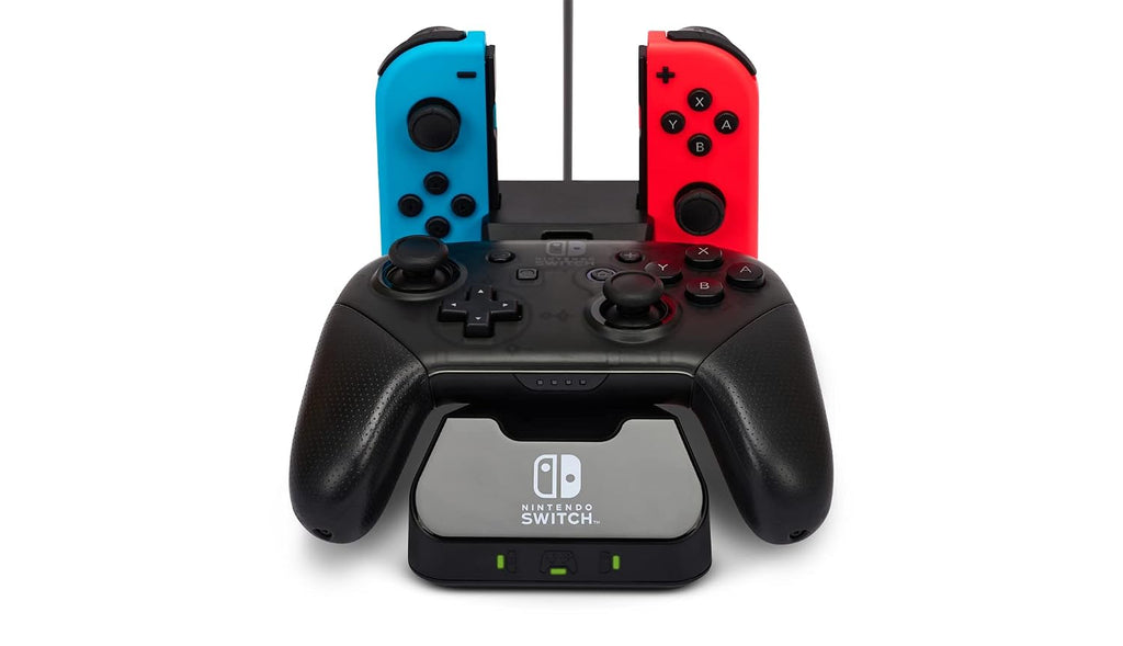 PowerA Controller carga Base para Nintendo interruptor, negro, Wireless Controller carga, Charge, rechargeable battery, Nintendo interruptor, Joy-Con carga, PowerA Wireless carga