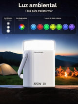 REWONDER Cargador de 65 W de 40000 mAh, cargador portátil de gran c...